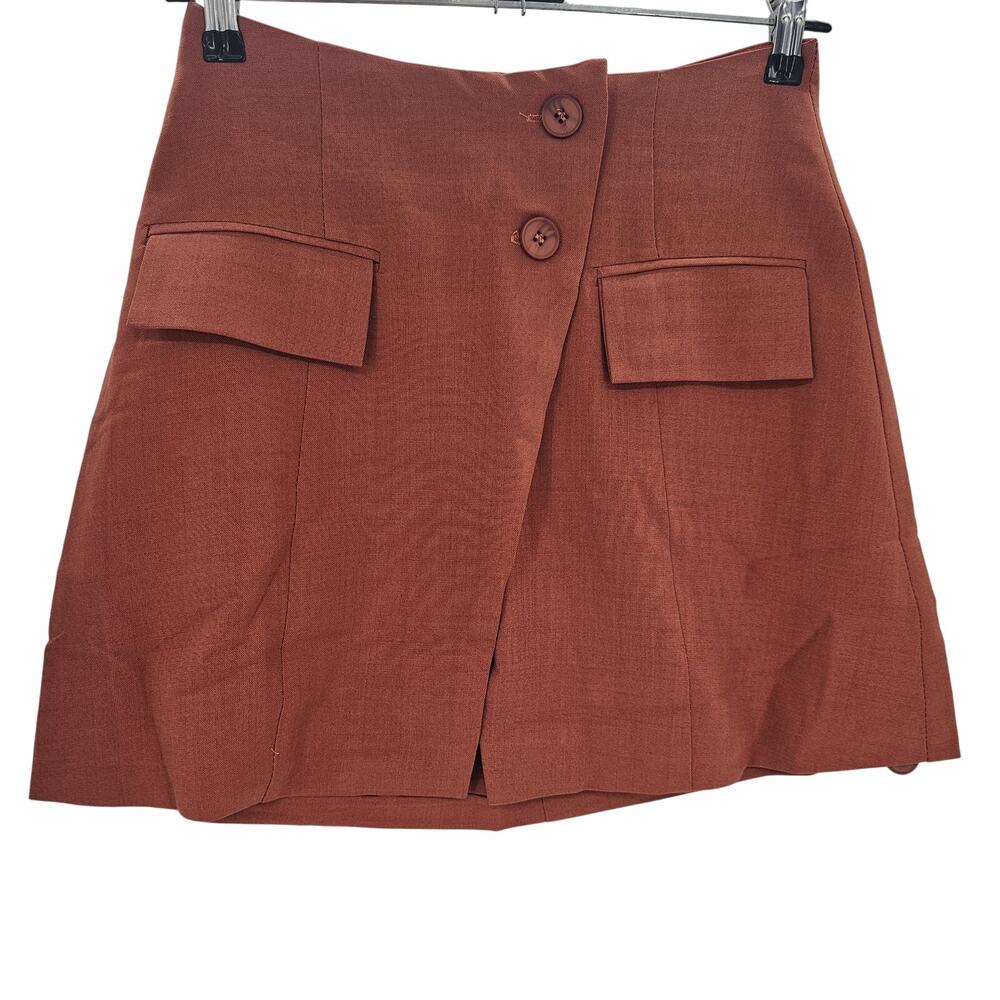 Revolve Weworewhat Womans size XS Blazer Mini Skirt Clay/Terracotta NEW